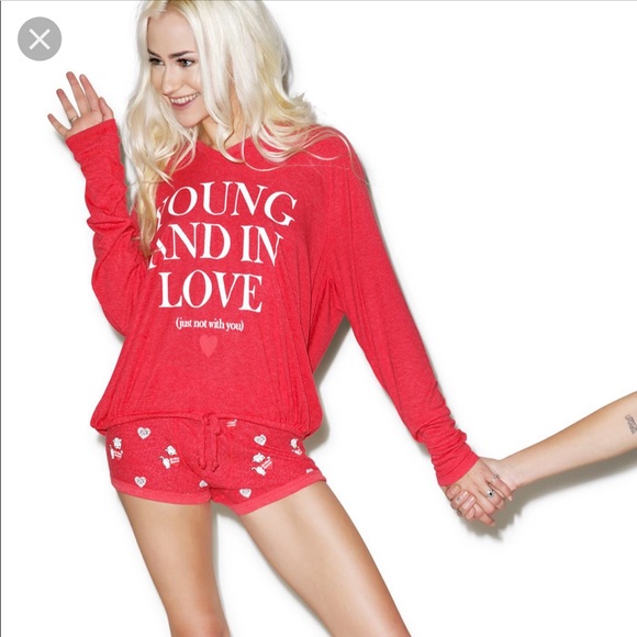 Wildfox Sweaters - Wildfox Young and in love just not with you.